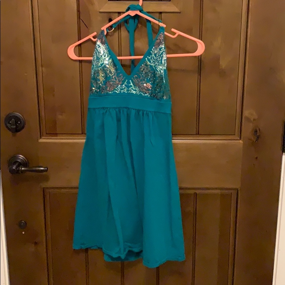 Victoria Secret sparkle halter mini dress